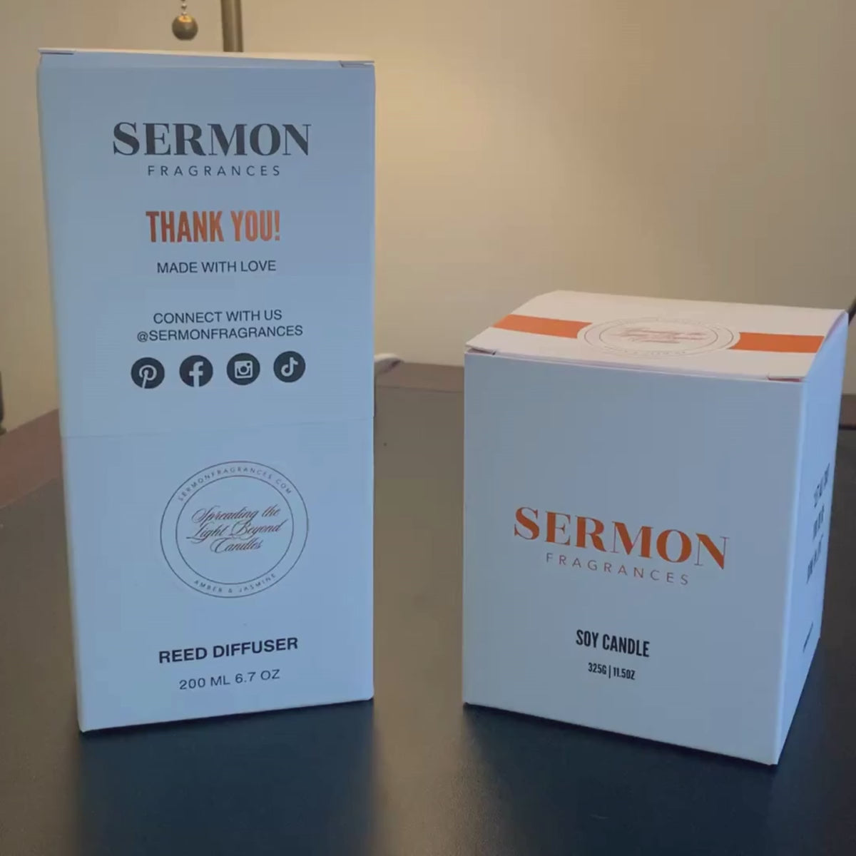 Bible Verse Jasmine & Amber Diffuser