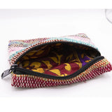 Upcycled Sari Zip Coin Purse