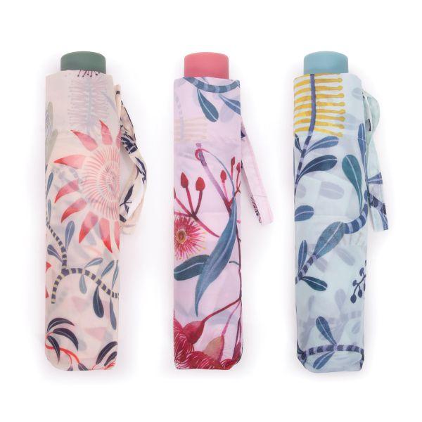 Botanical Folding Umbrella - Compact for Travel - The Leprosy Mission Shop