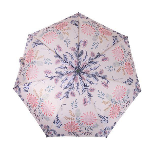 Botanical Folding Umbrella - Compact for Travel - The Leprosy Mission Shop