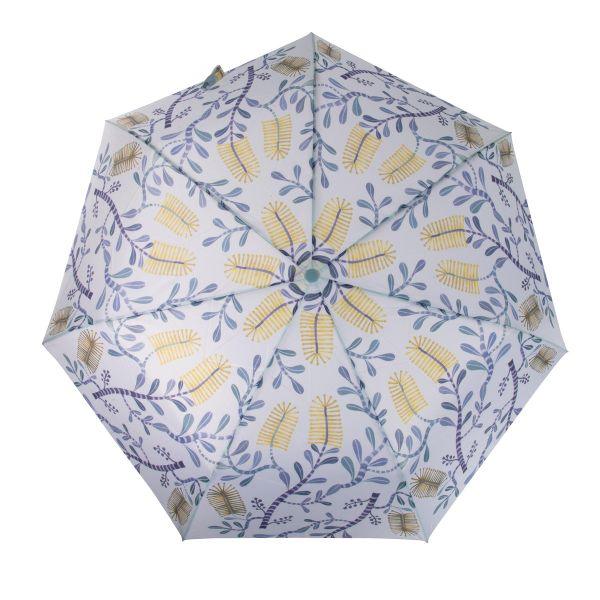 Botanical Folding Umbrella - Compact for Travel - The Leprosy Mission Shop