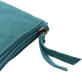 Suede Coin Purse- Teal