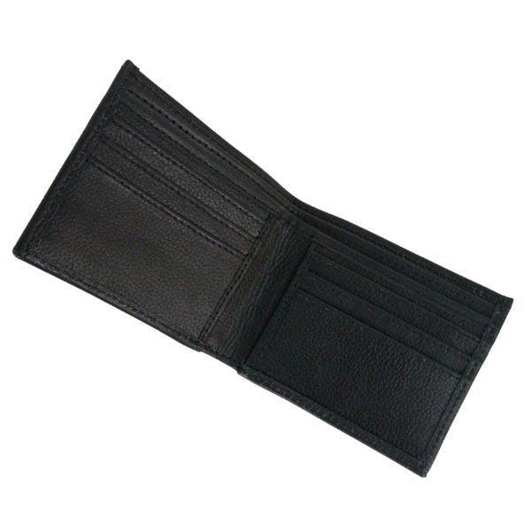 Black Slim Sleeve Leather Wallet - The Leprosy Mission Shop