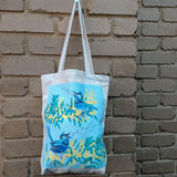 Blue Wren Organic Cotton Tote Bag - The Leprosy Mission Shop