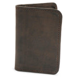 Brown Leather Slimline Card Wallet - The Leprosy Mission Australia Shop