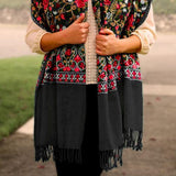 Embroidered Woollen Shawl - The Leprosy Mission Australia Shop