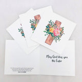 Floral Cross Set of 4 Cards - The Leprosy Mission Australia Shop