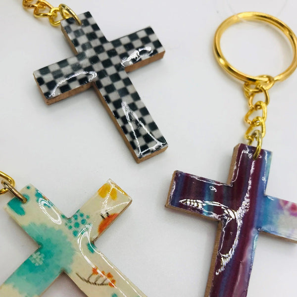 Handmade Cross Key Ring – The Leprosy Mission Shop