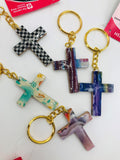 Handmade Cross Key Ring - The Leprosy Mission Shop