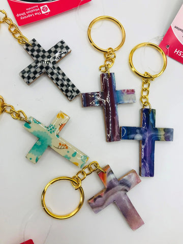 Handmade Cross Key Ring – The Leprosy Mission Shop