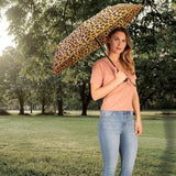 Leopard Print Compact Umbrella - The Leprosy Mission Shop
