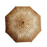 Leopard Print Compact Umbrella - The Leprosy Mission Shop