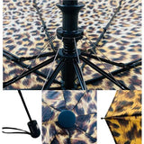 Leopard Print Compact Umbrella - The Leprosy Mission Shop
