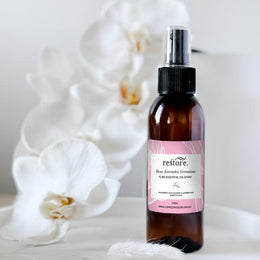 Restore Essential Oil Room Spray- Rose, Lavender, Geranium - The Leprosy Mission Shop