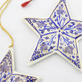 Set of 3 Handmade Star Ornaments - The Leprosy Mission Shop