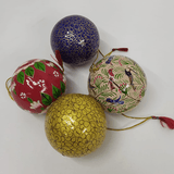 Set of 4 Assorted Baubles - The Leprosy Mission Shop