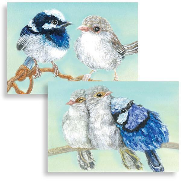 The Leprosy Mission Blue Wren Cards - The Leprosy Mission Shop