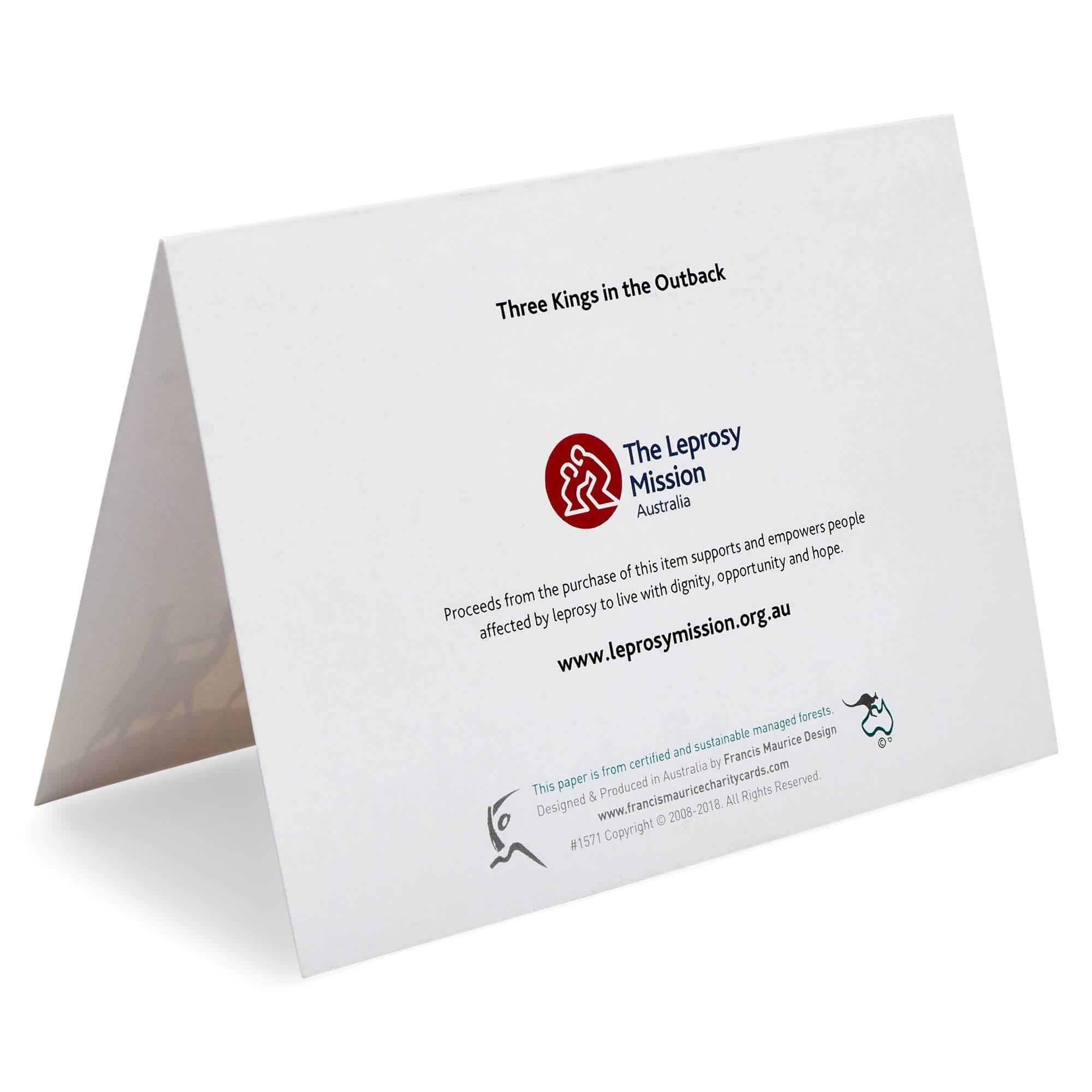 Three Kings In The Outback Cards - The Leprosy Mission Shop