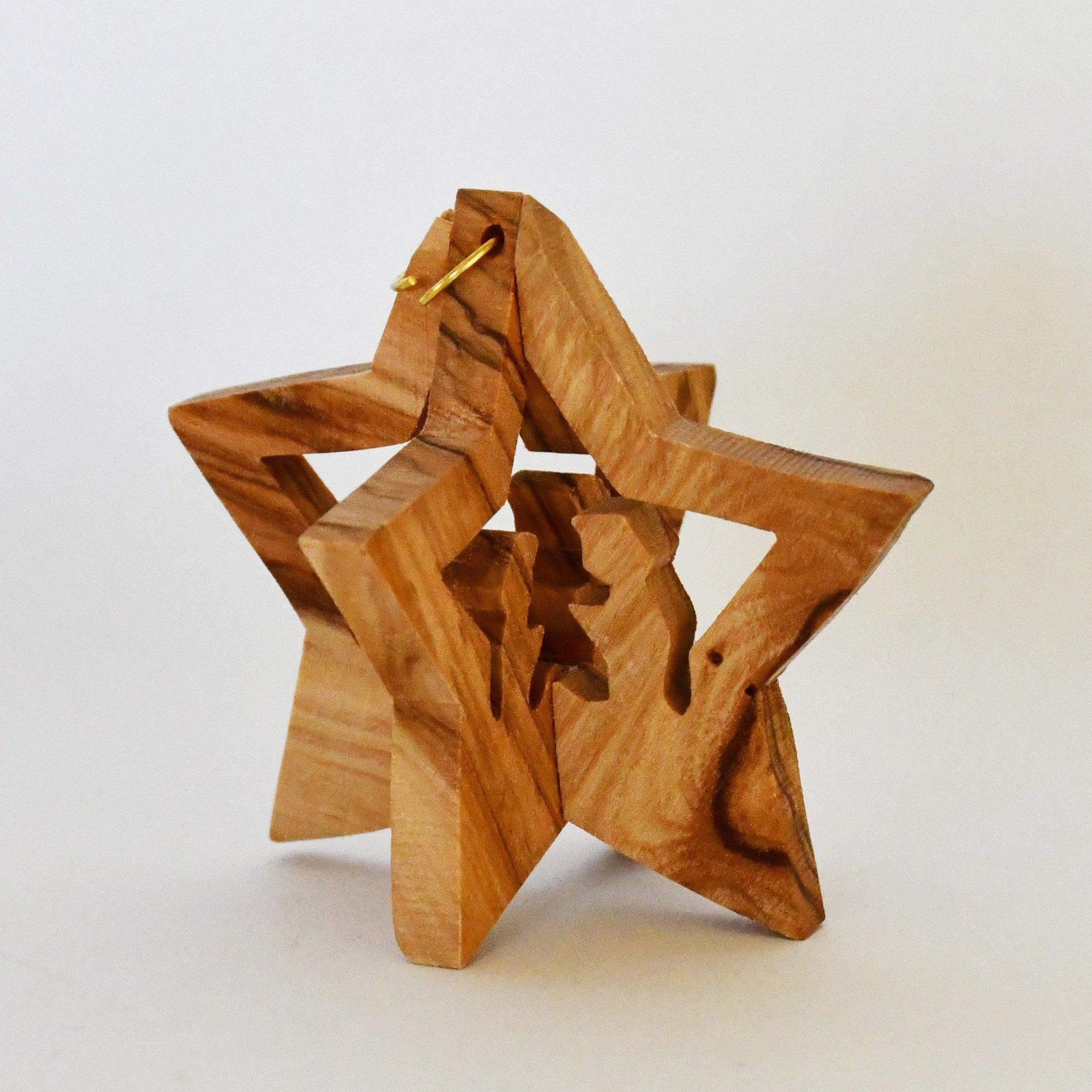 Wooden Star Ornament - The Leprosy Mission Shop