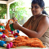 Woven Doll - Red hair - The Leprosy Mission Shop