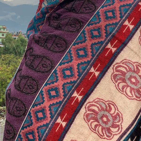 Zigzag Himalayan Blanket - Fair Trade - The Leprosy Mission Shop